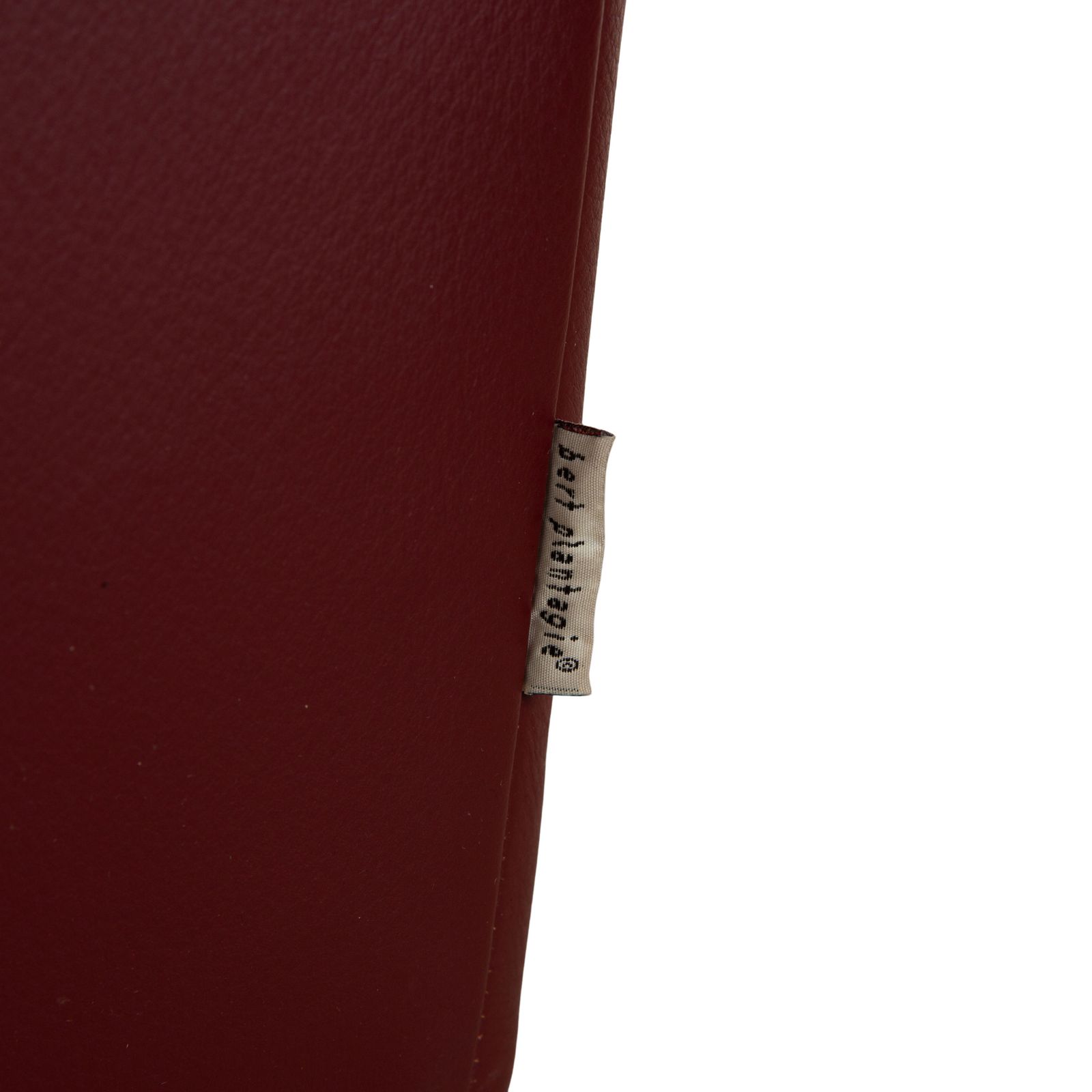 Set Of 6 Bert Plantagie Arc E Leather Chair Red Wine Red photo vinterior