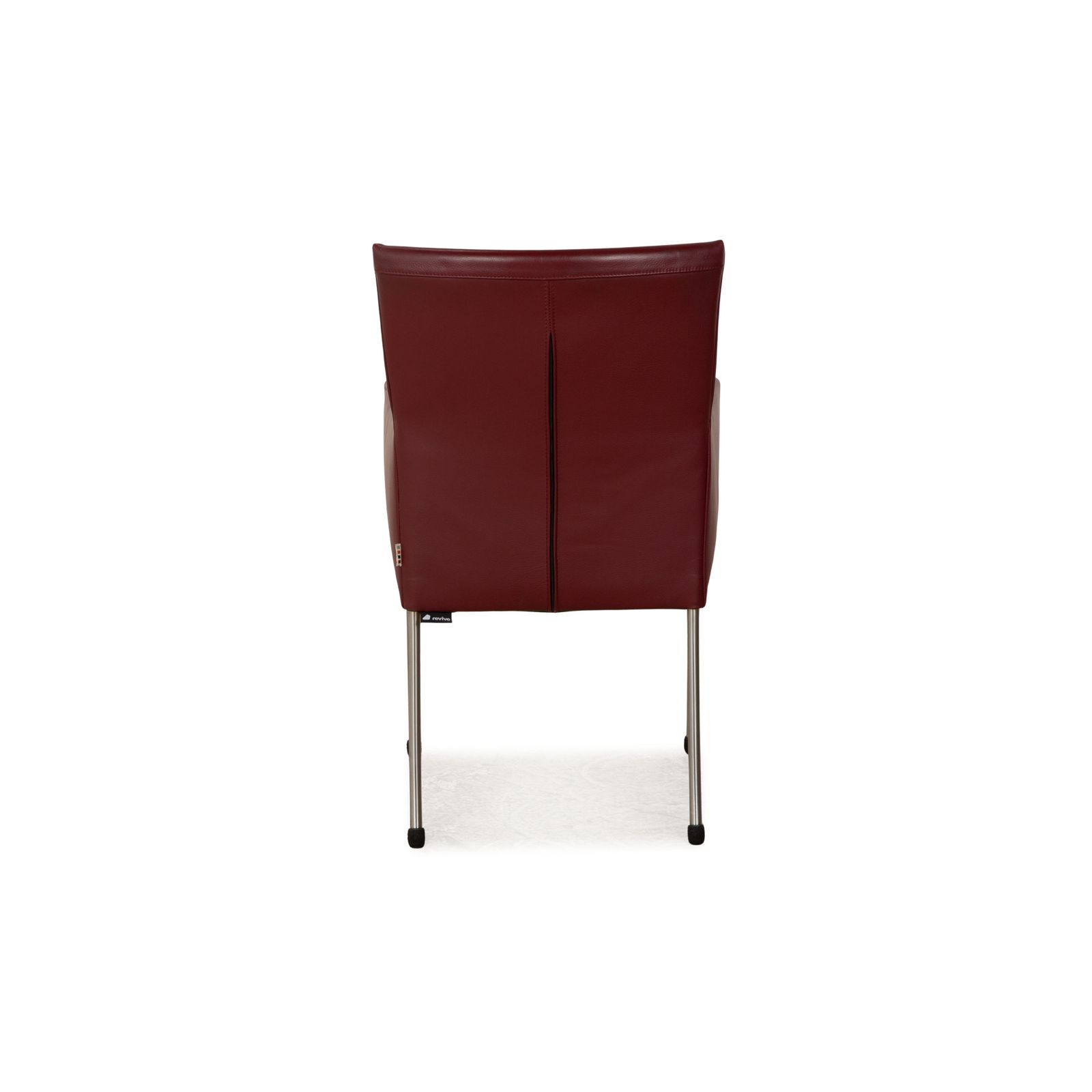 photo furniture Set Of 6 Bert Plantagie Arc E Leather Chair Red Wine Red