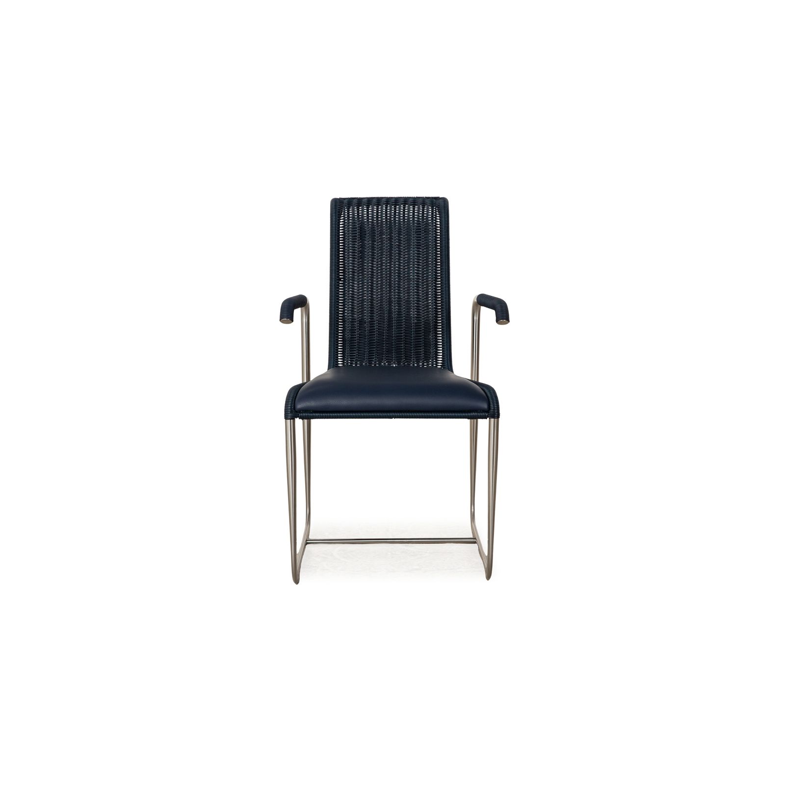 Tecta D20 Houten Stoel Cantilever Eetkamer Blauw photo vinterior