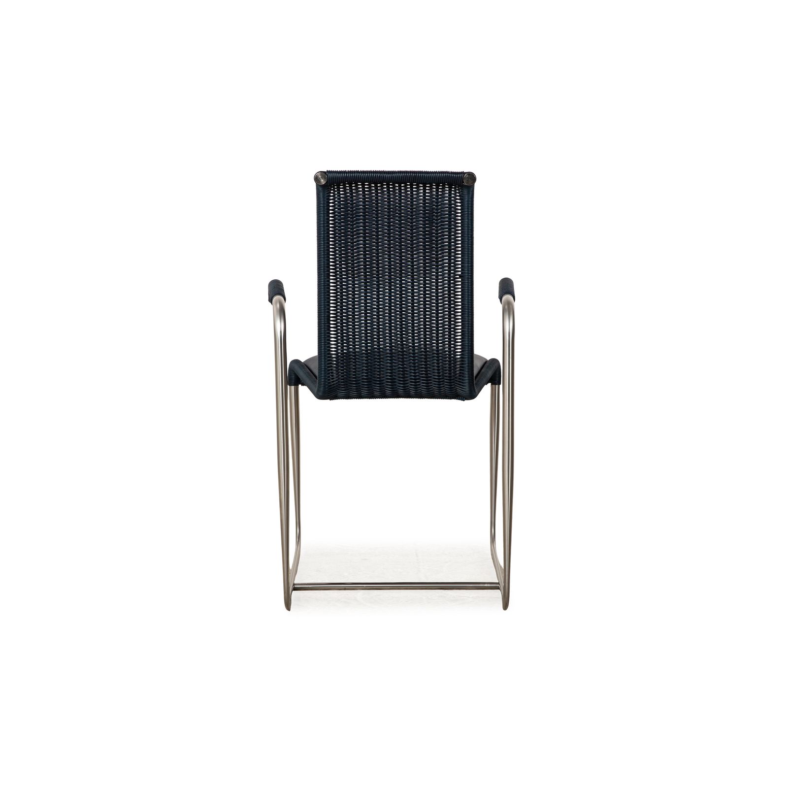 Chaise Tecta D20 en bois, cantilever, salle à manger, bleue photo vintage