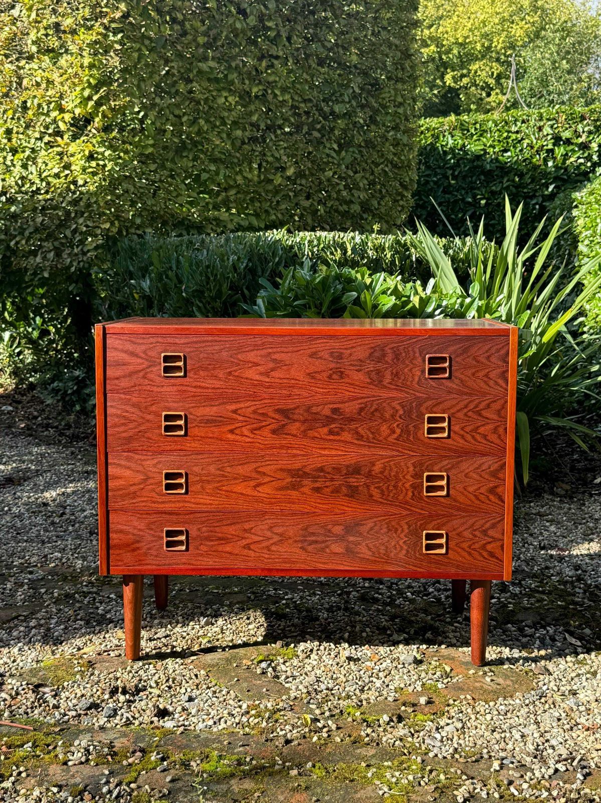 Mid Century Modern Danish Rosewood Chest By Brouer Møbelfabrik