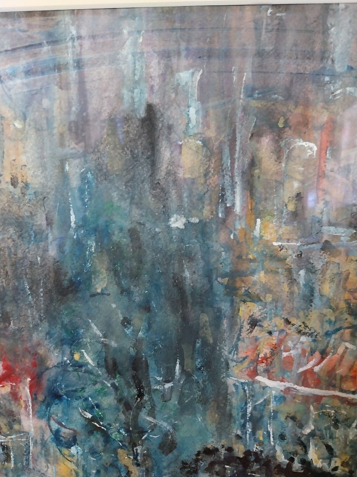 Impressionist Contemporary Art Rutland  Michael Gibbison Watercolour Paris City photo vinterior