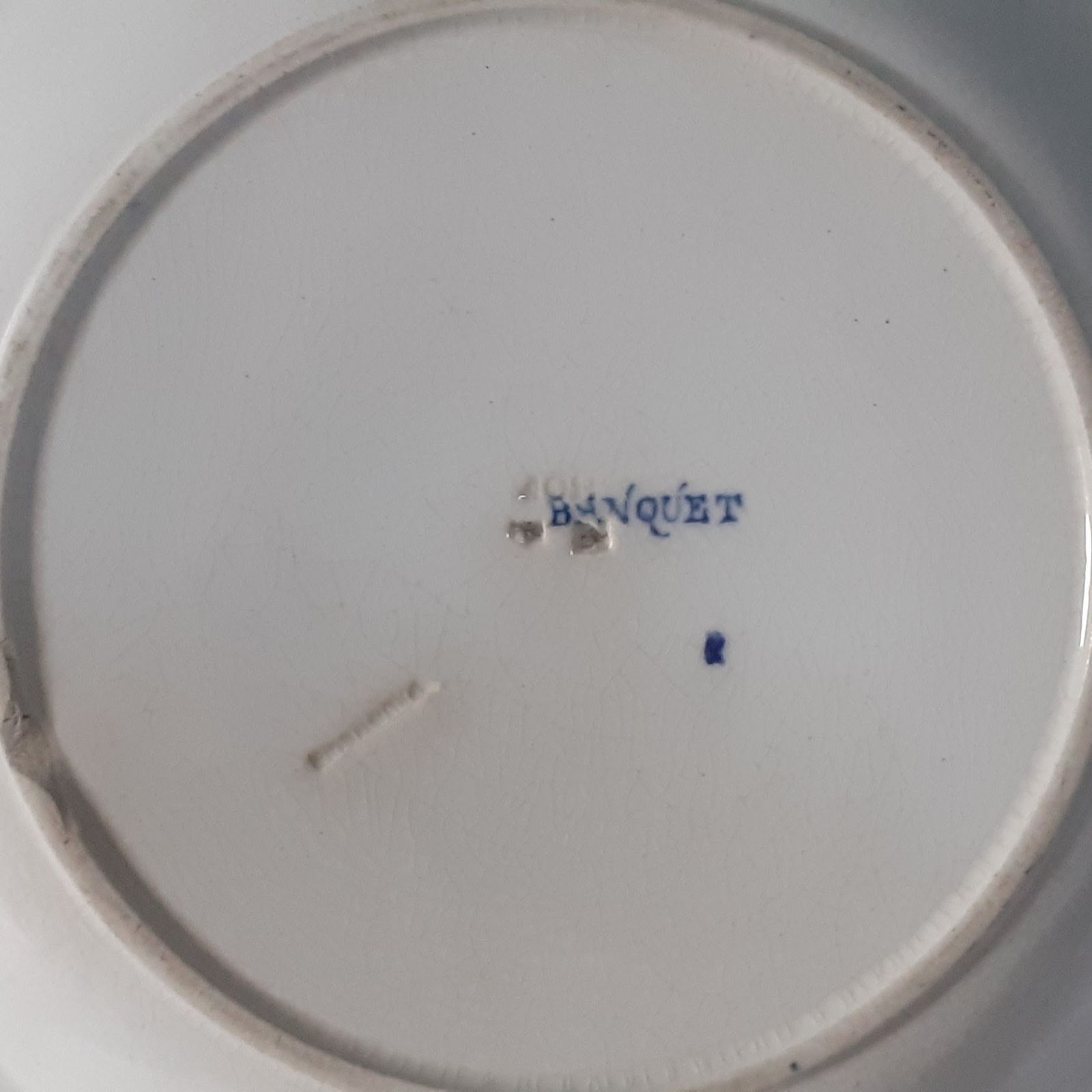 Rare Antique Wedgwood "Banquet" Soup Bowl Pair By Thomas Allen   Blue Transferware photo furniture