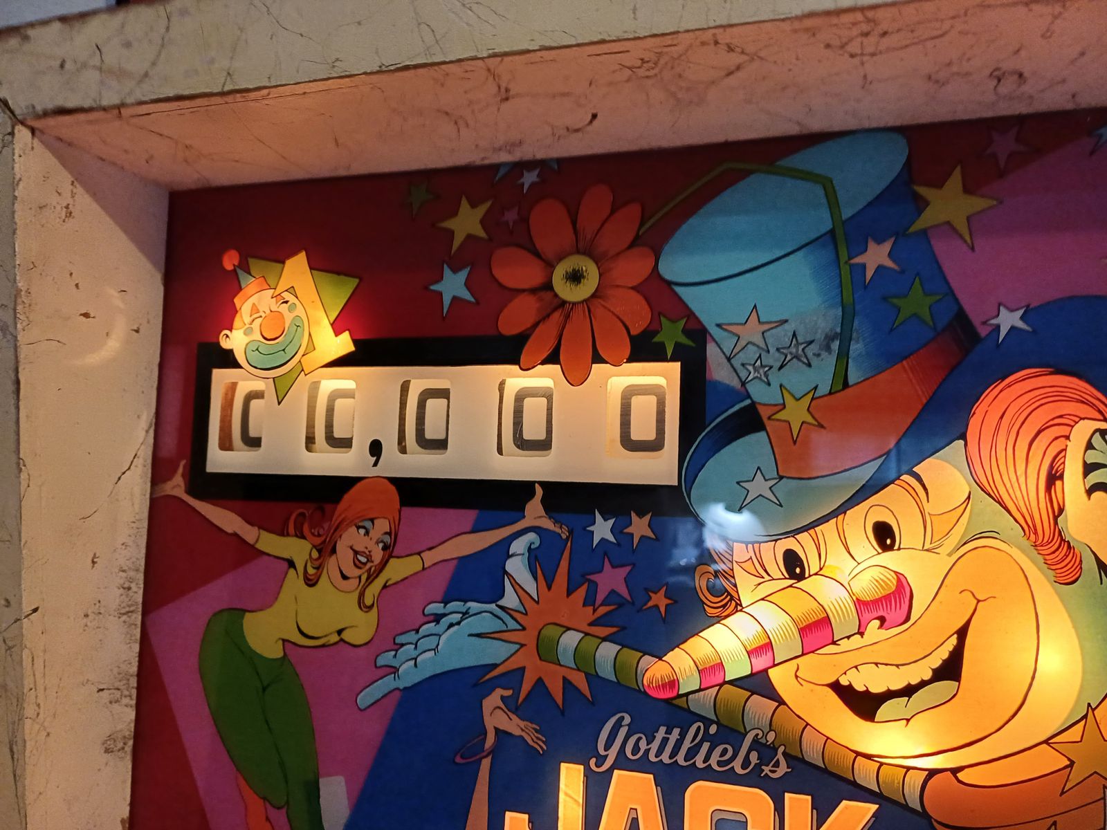 4068.0 Gottlieb Jack In The Box Pinball Machine 1973 photo