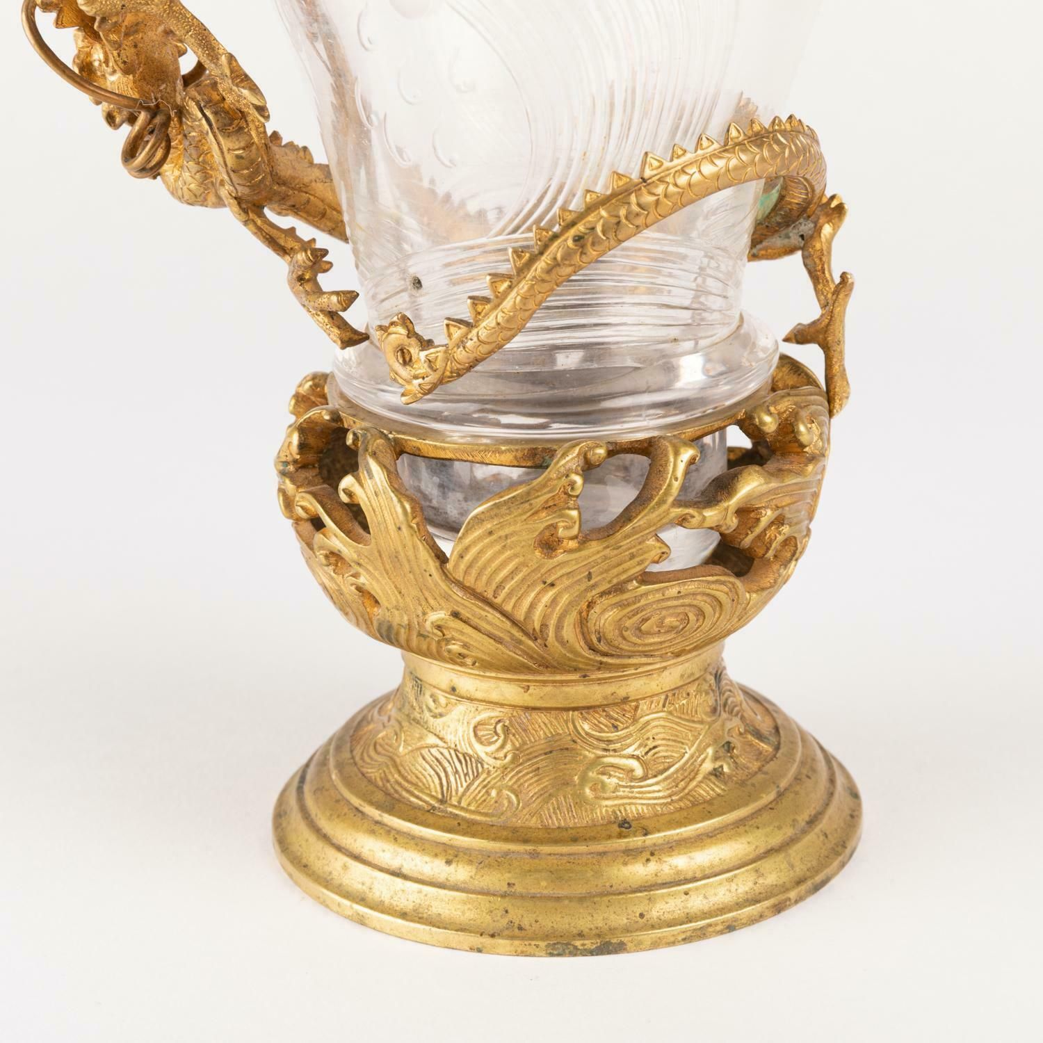 photo for sale Vase From The Escalier De Cristal, Gilt Bronze Mounting, 19th Century