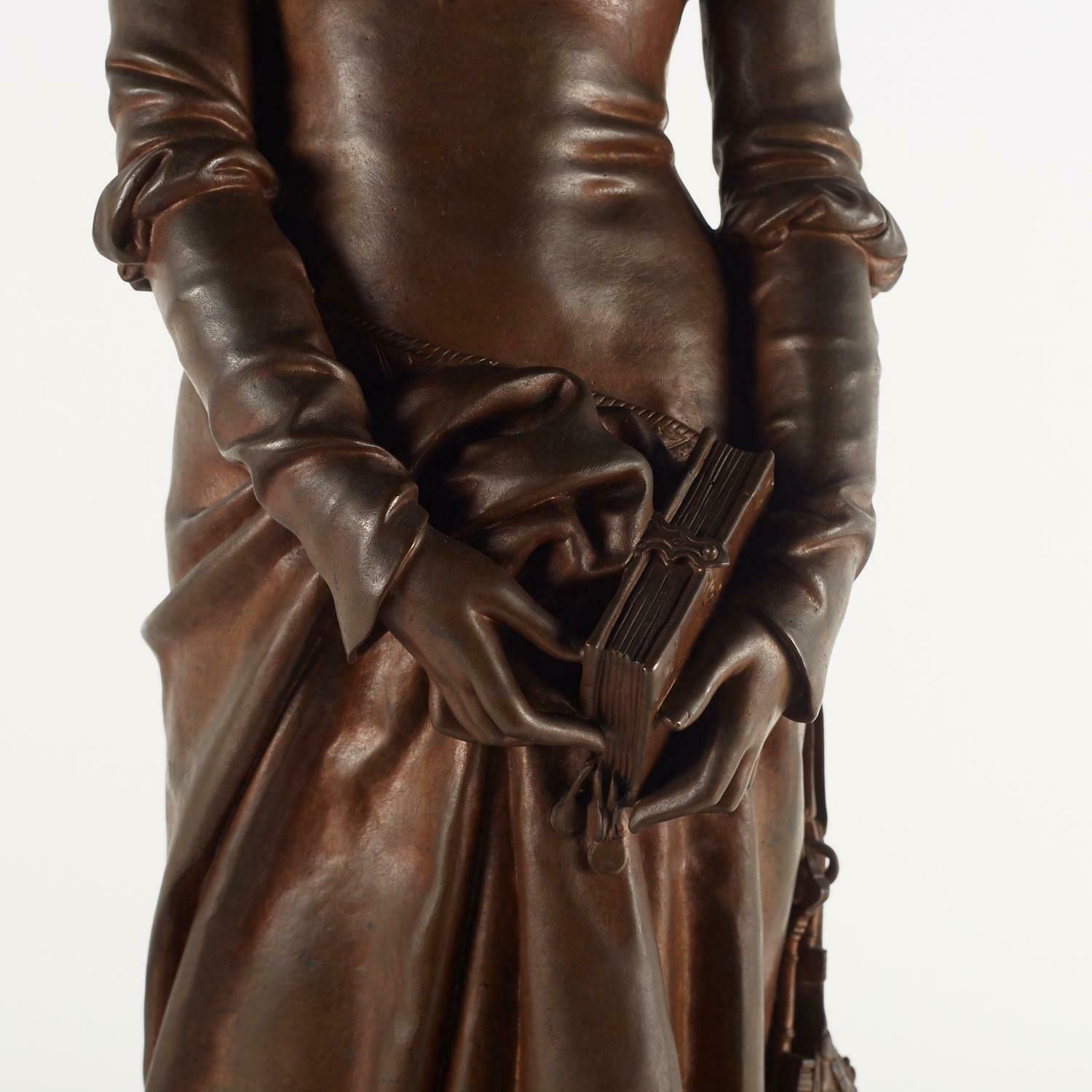 photo furniture Bronze Sculpture By Eugène Aizelin, 19th Century, Napoleon III Period.