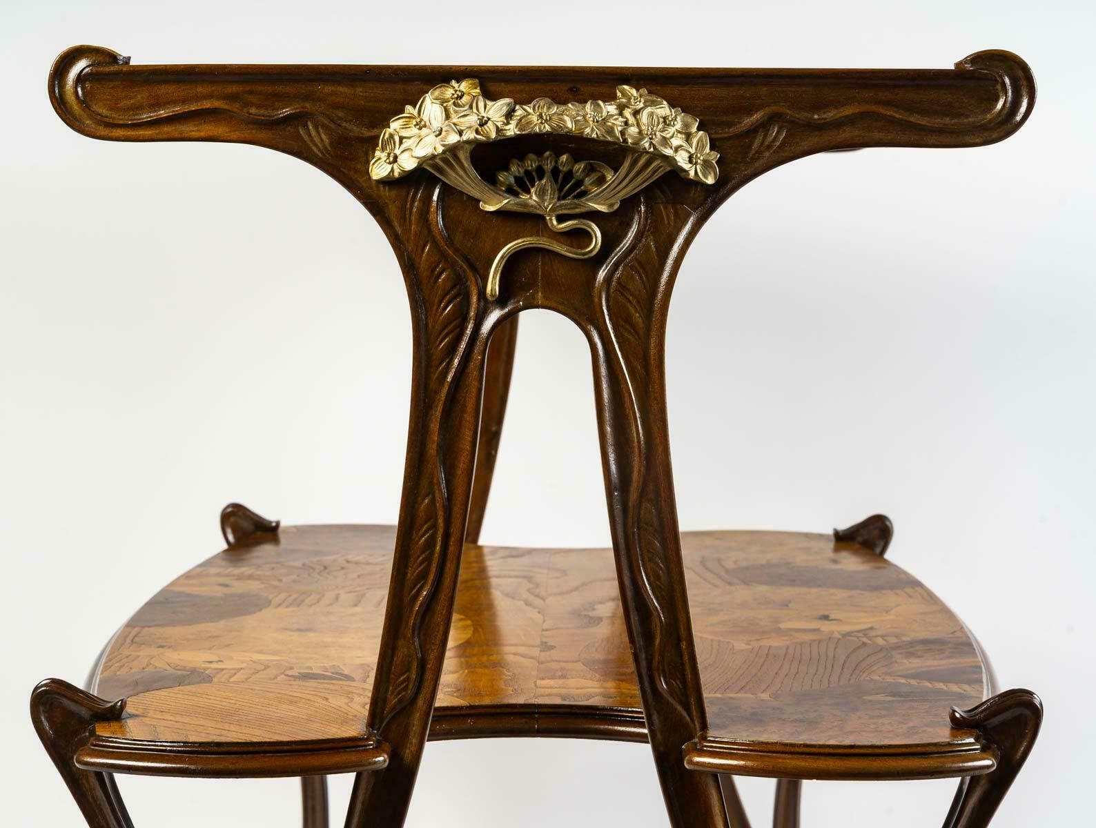 photo furniture Side Table By Louis Majorelle, Nancy, Art Nouveau Period, Circa 1900.