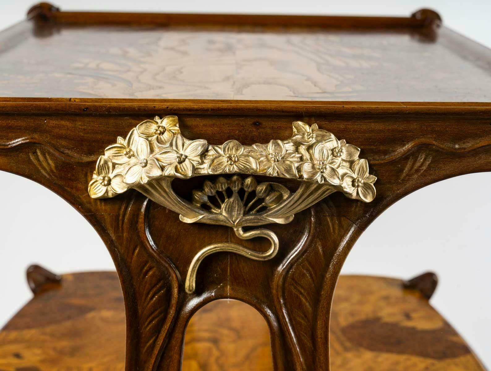 photo for sale Side Table By Louis Majorelle, Nancy, Art Nouveau Period, Circa 1900.