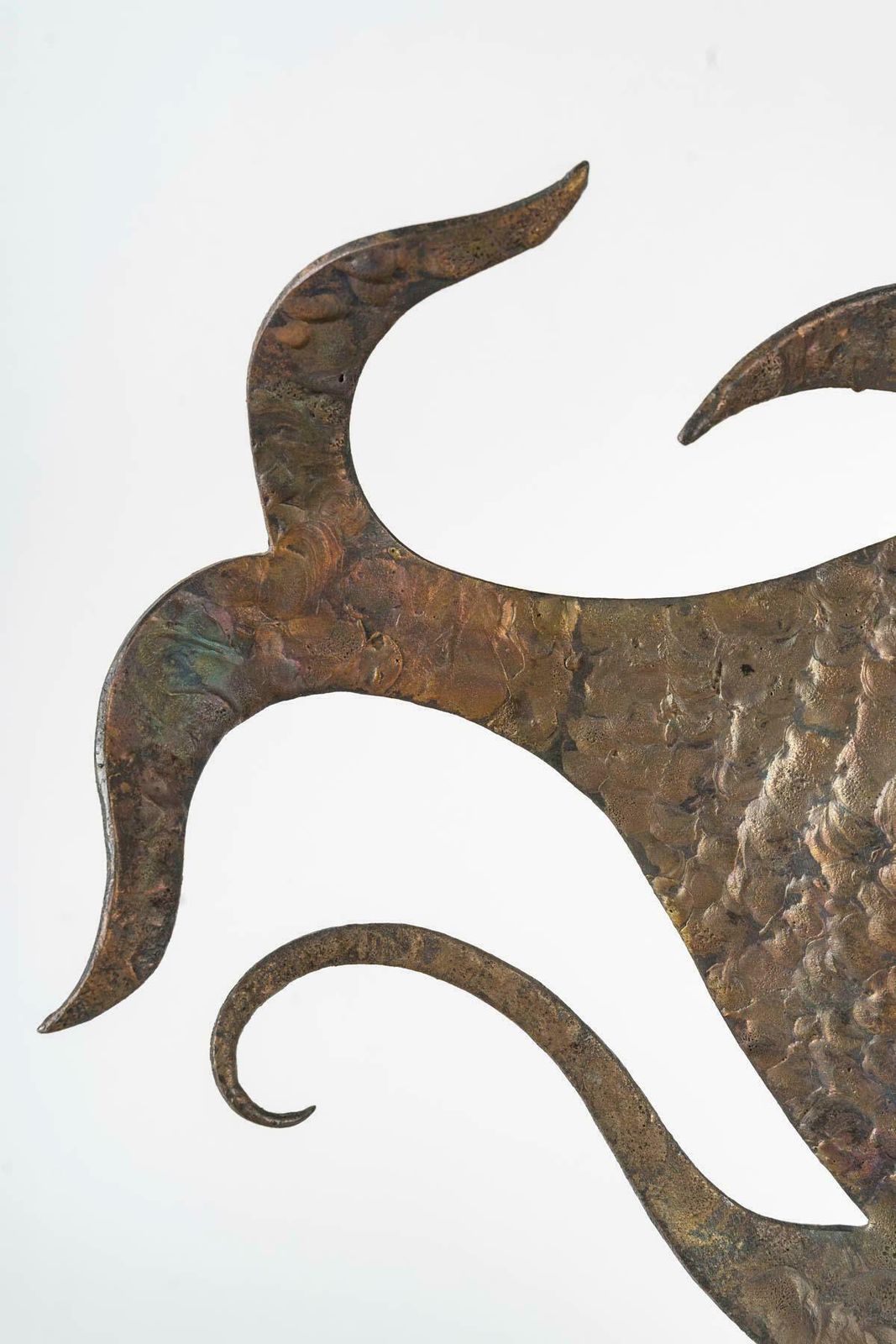 Wrought Iron Sculpture Of A Fish, Art Deco Period, Circa 1930. photo for sale