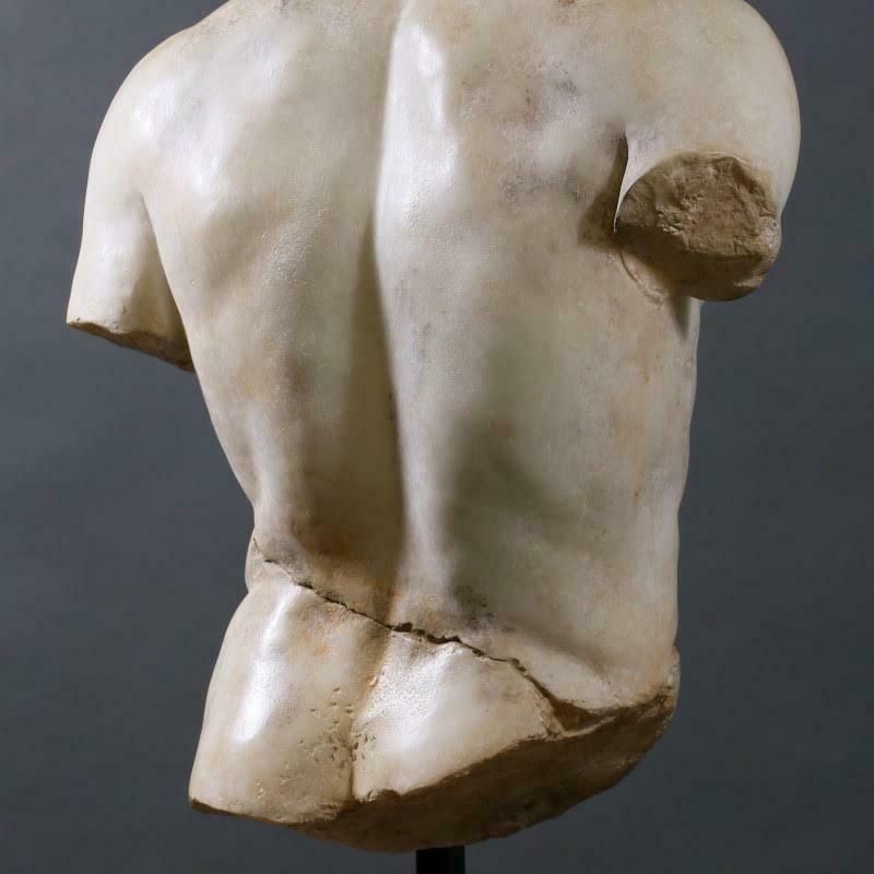Sculpture Of A Male Torso In The Hellenistic Style, 21st Century. photo 2530.0