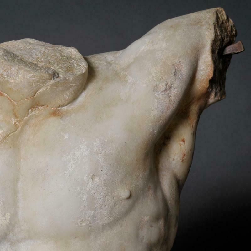 Sculpture Representing The Bust Of A Roman Soldier, 21st Century. photo for sale