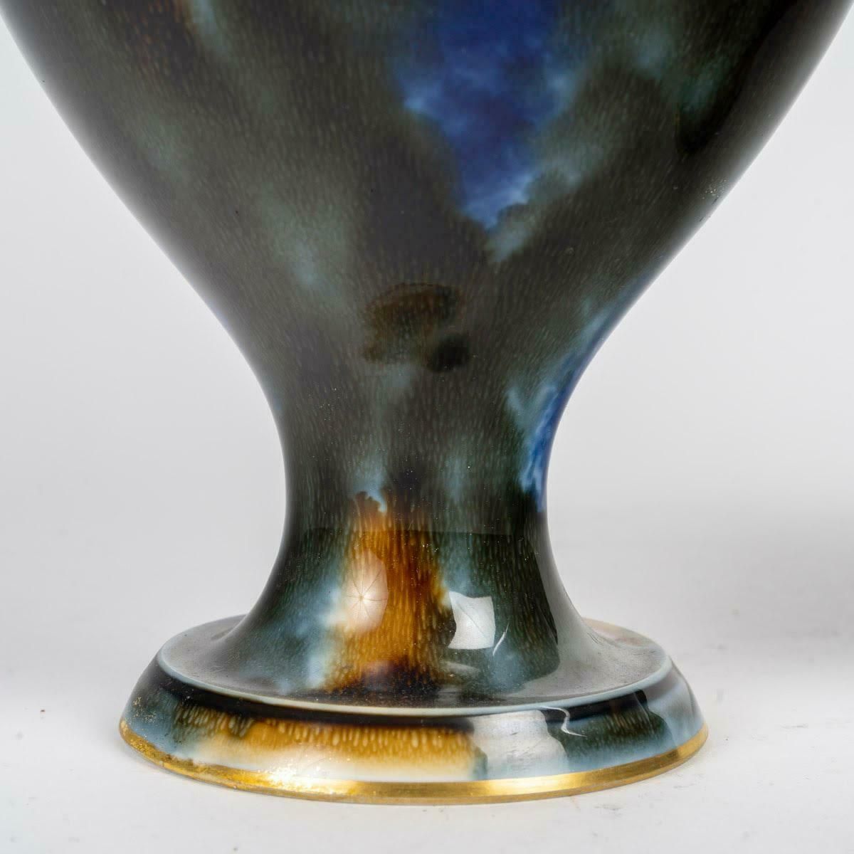 Pair Of Sèvres Porcelain Vases, Napoleon III Period, 19th Century. photo 4425.0