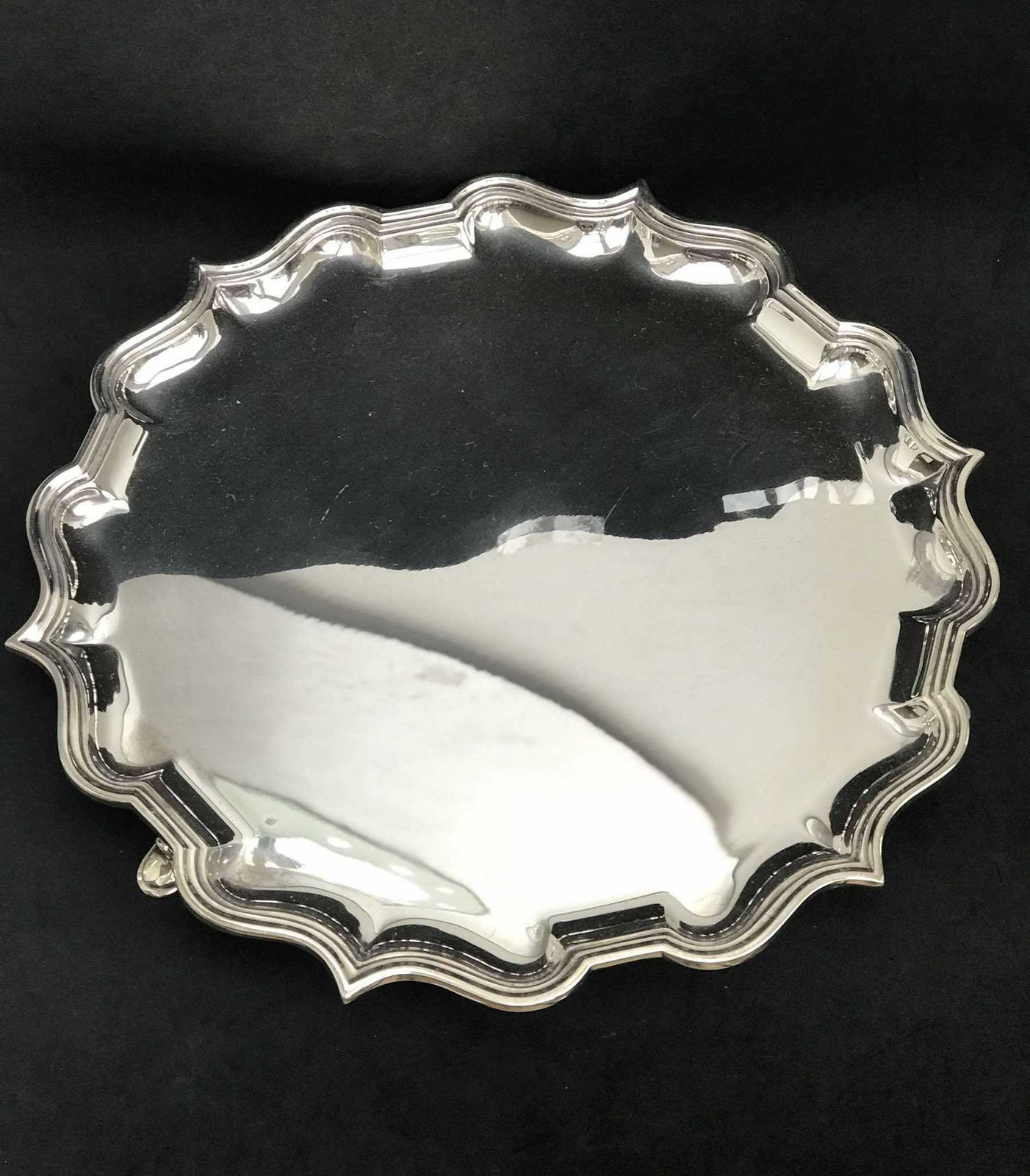 Antiek Rond Dienblad, Bartray, Engeland, Verzilverd, Cadeau, Woondecoratie, Antiek Brits Barware photo Woonaccessoires