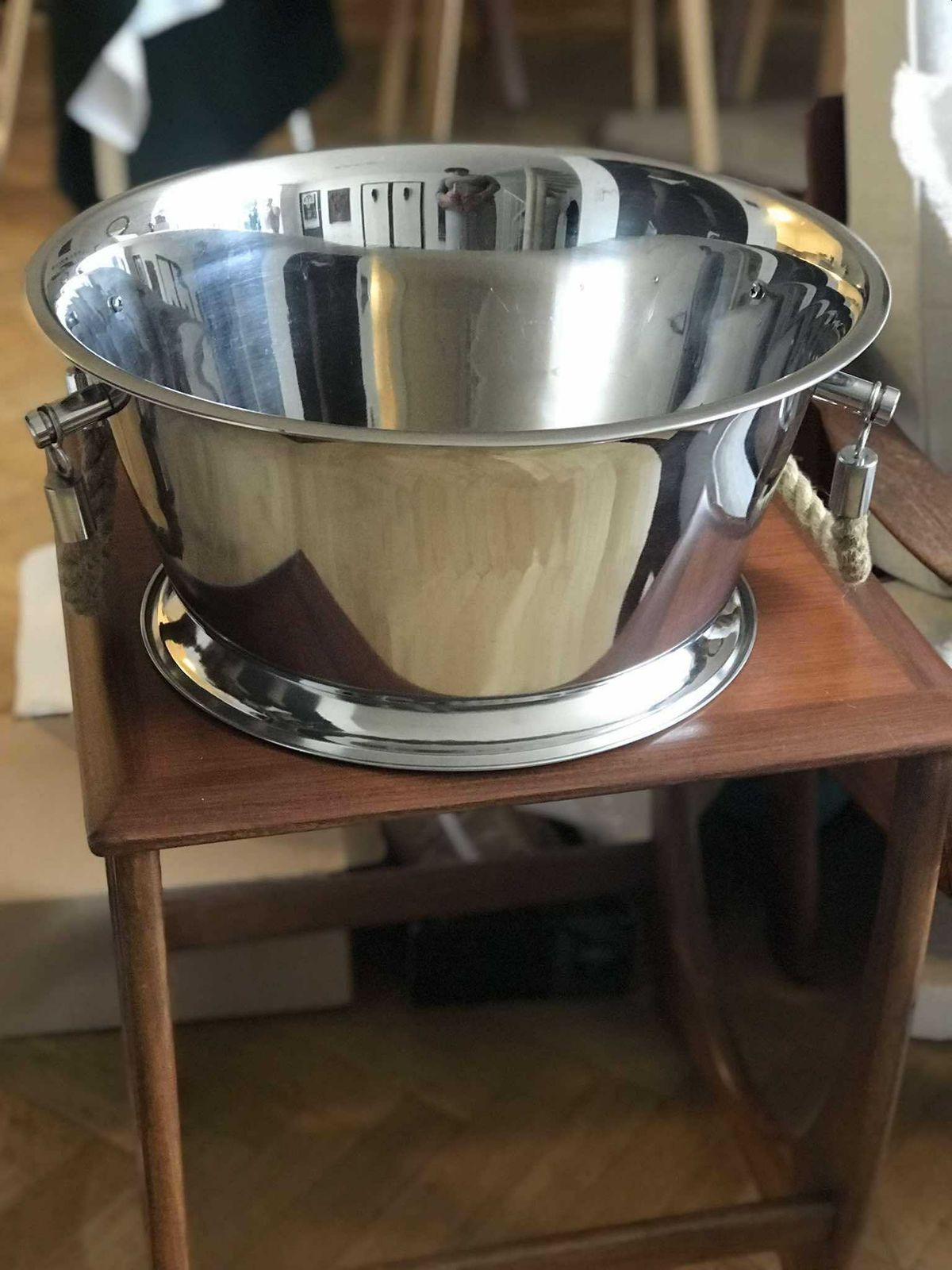 photo for sale Champagne Bucket Large 7 Bottles Bar Cart Nautical Christmas Table Wine Chiller Cooler Beach Side Decor Gift For Wedding Gift Man Cave