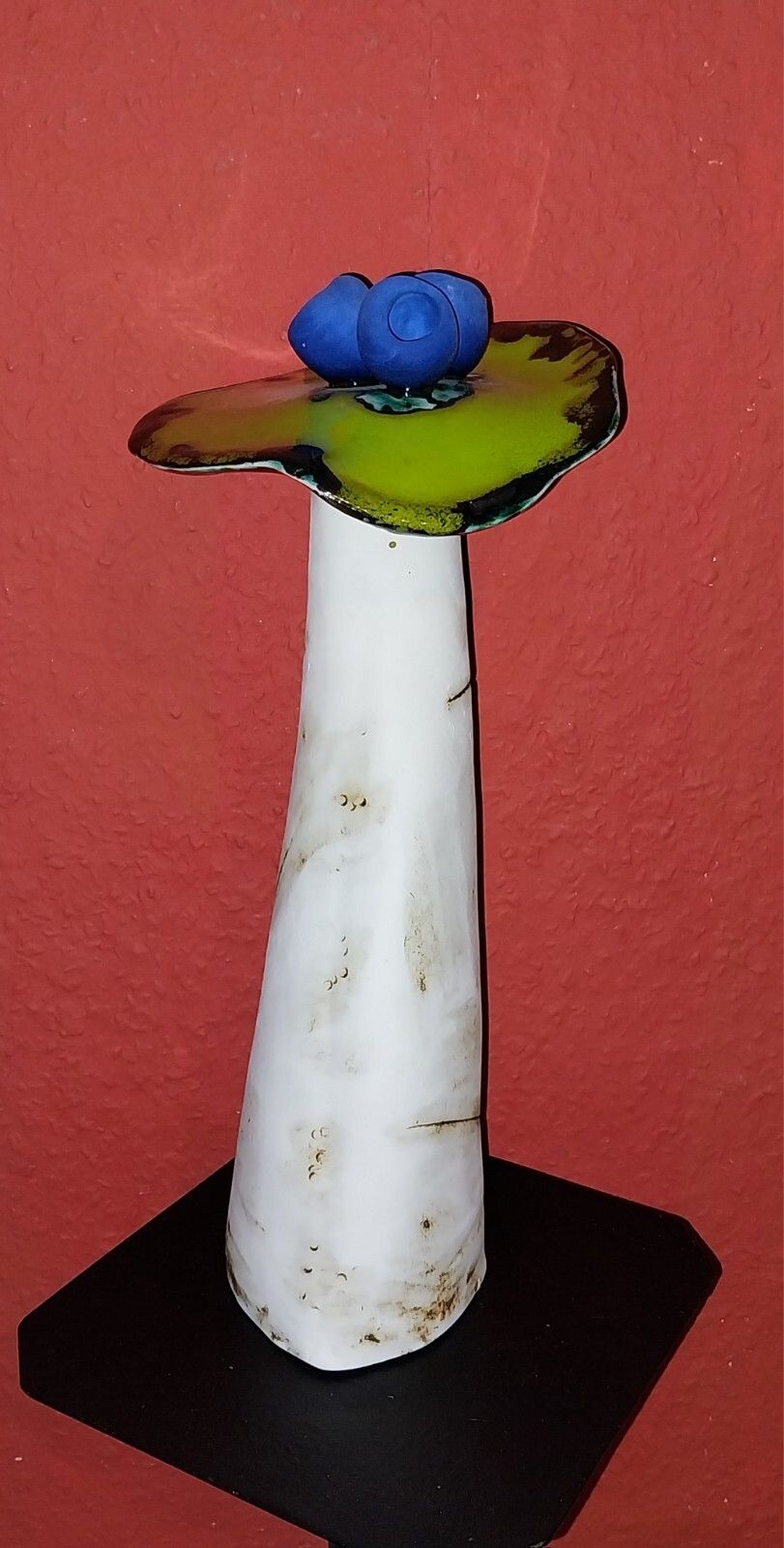 Contemporary Christine Withall Studio Ceramic Pottery Mushroom Statement Piece photo furniture
