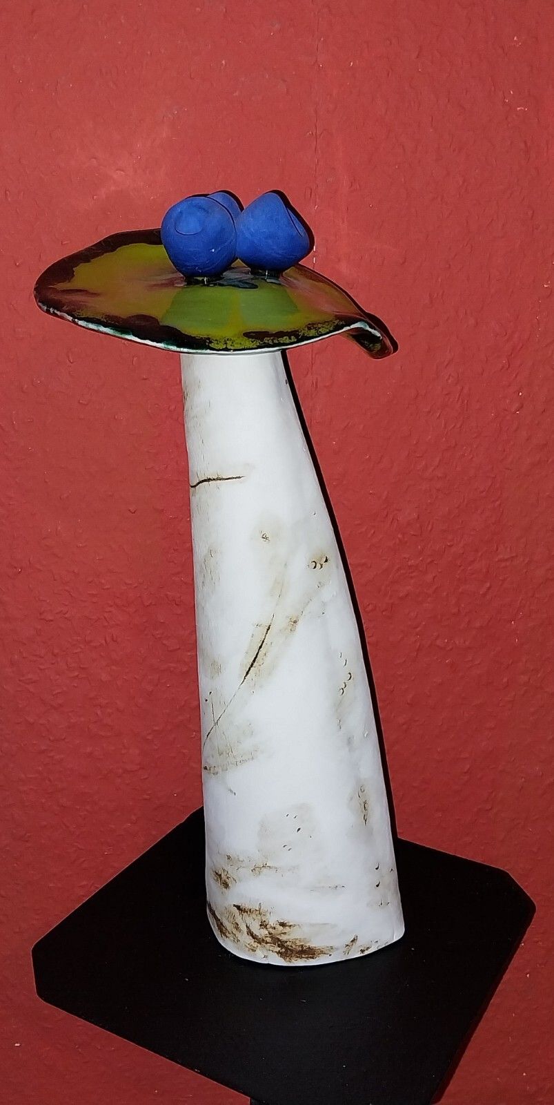 Contemporary Christine Withall Studio Ceramic Pottery Mushroom Statement Piece photo for sale