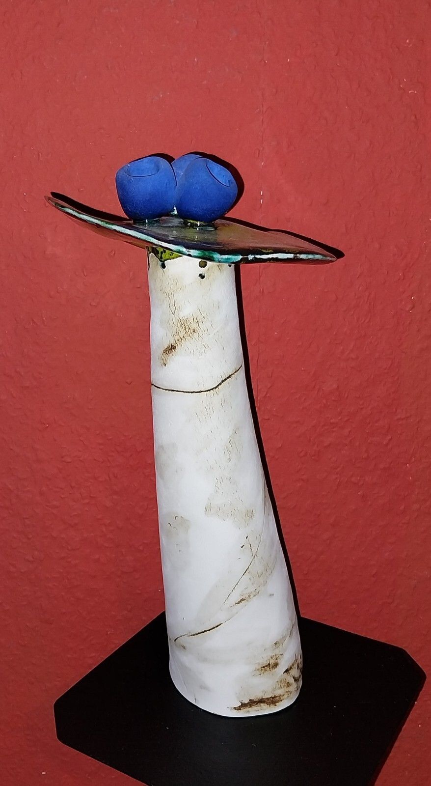 Contemporary Christine Withall Studio Ceramic Pottery Mushroom Statement Piece photo Home Decor