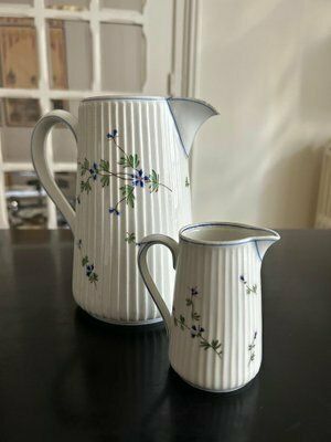 Tea Service In Porcelaine, 1890s, Set Of 7 photo for sale