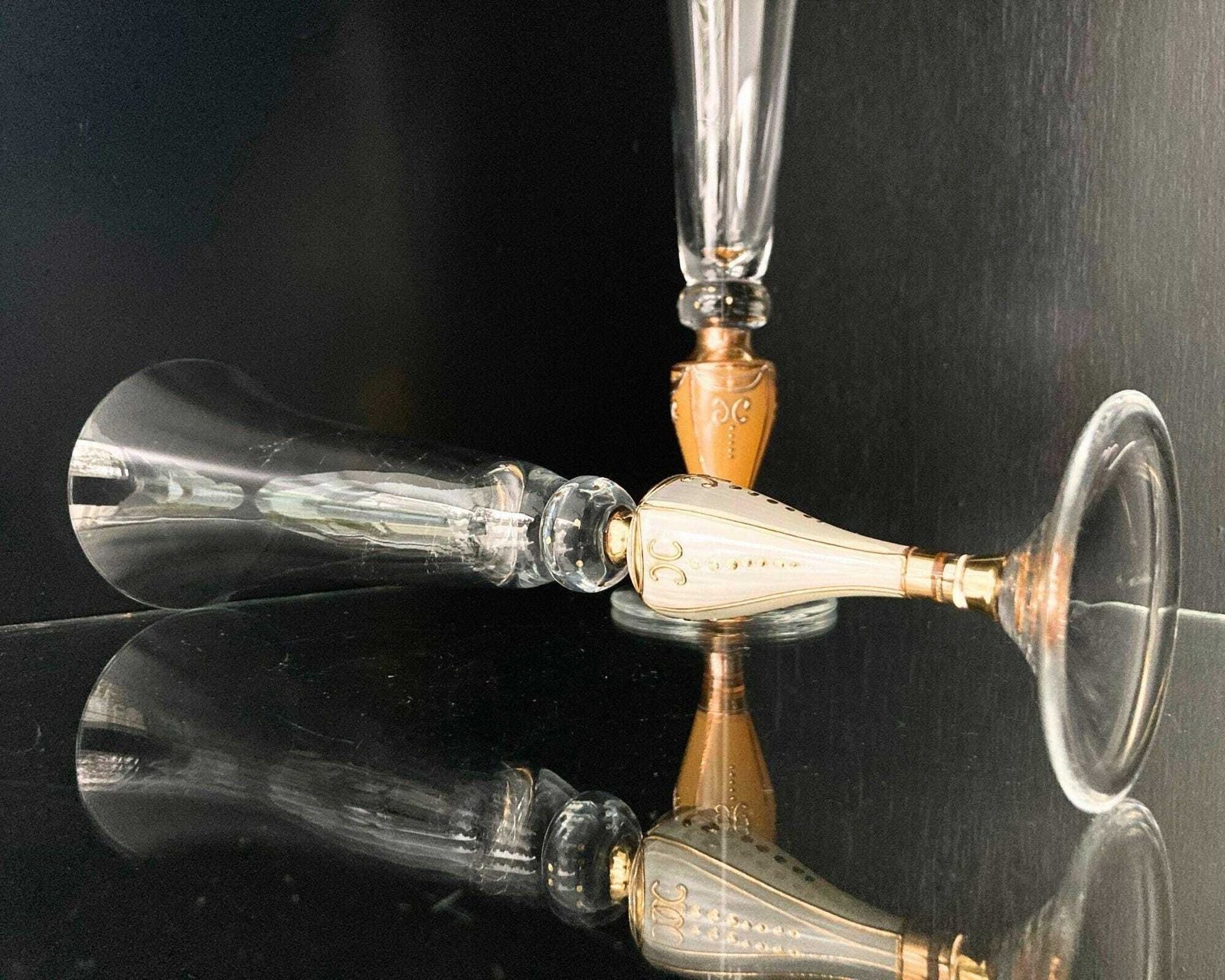 Champagne Flutes Wedding | 2pcs | His And Hers photo 224.0