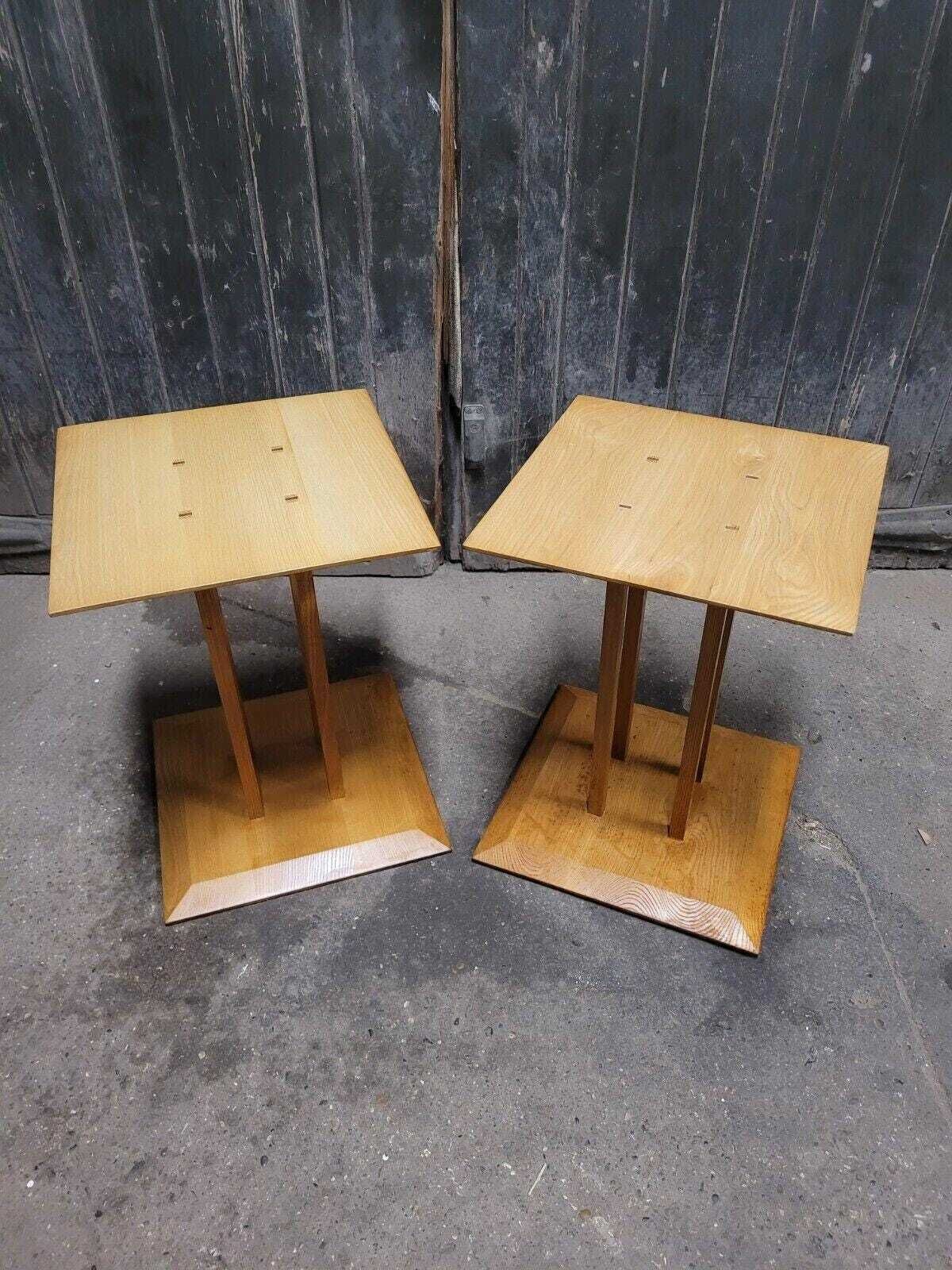 Pair Of Mid Century Retro Oak Bedside Tables photo furniture
