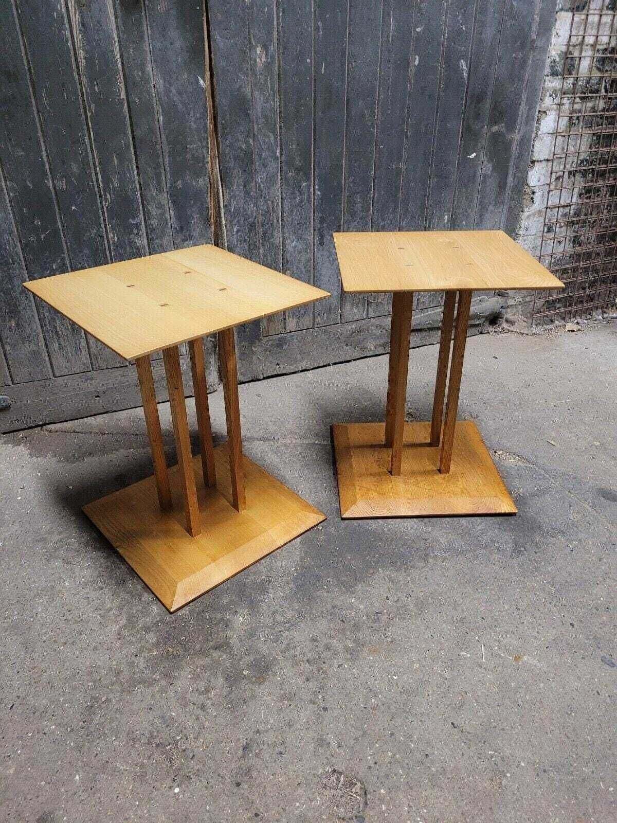 Pair Of Mid Century Retro Oak Bedside Tables photo for sale