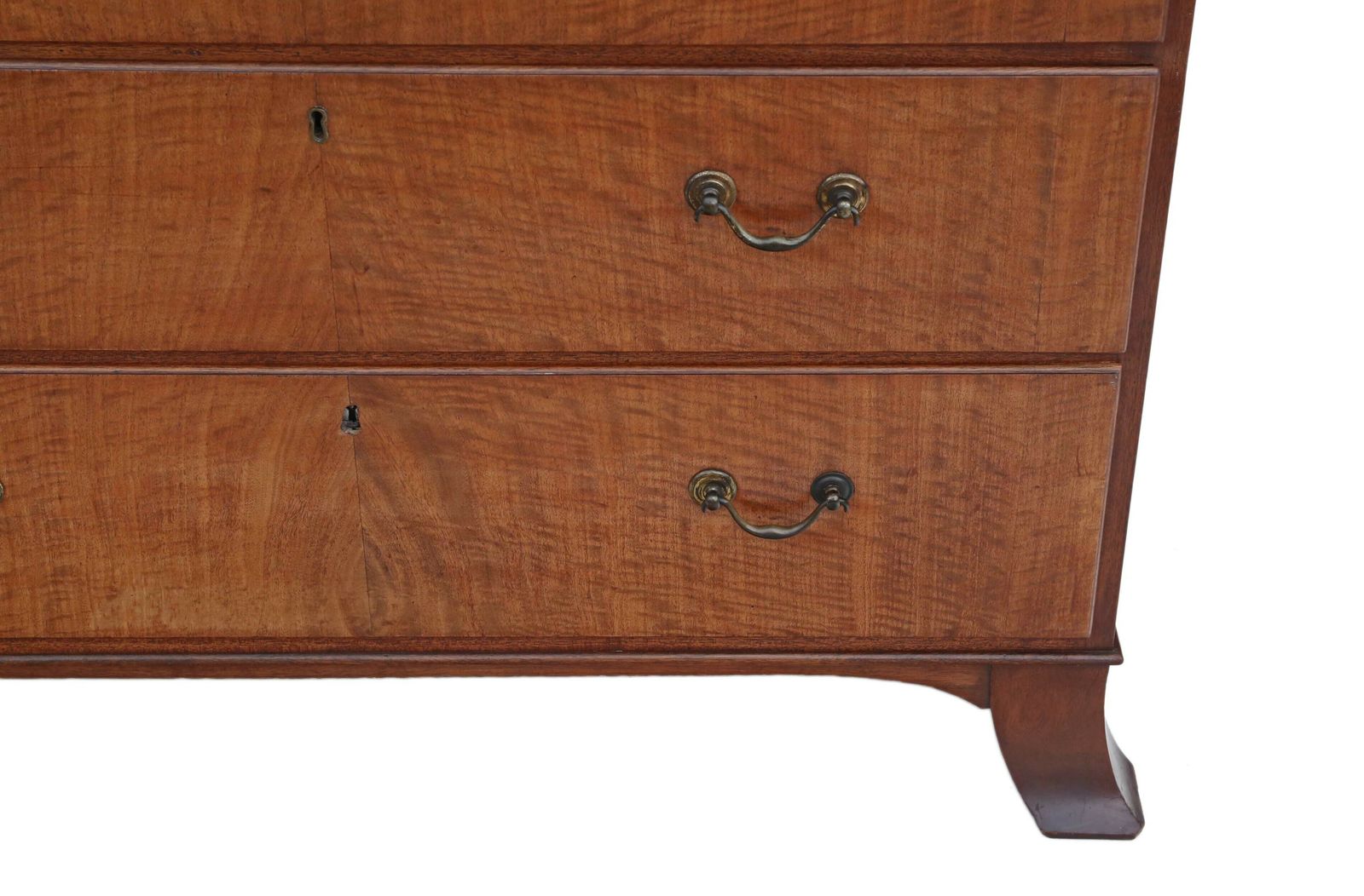 photo for sale Antique 19th Century Inlaid Mahogany Tallboy Chest On Chest Of Drawers – Elegant Storage Solution
