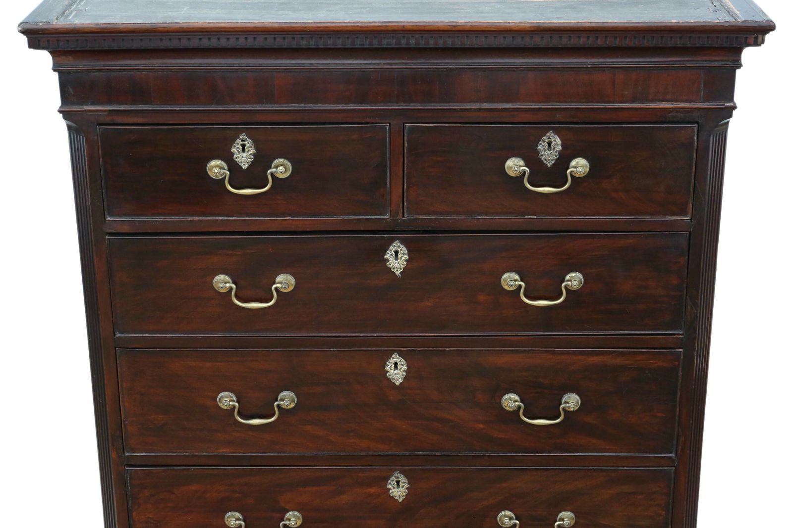 Antique 18th Century Mahogany Tallboy Chest On Chest Of Drawers – Timeless Storage Solution photo Furniture