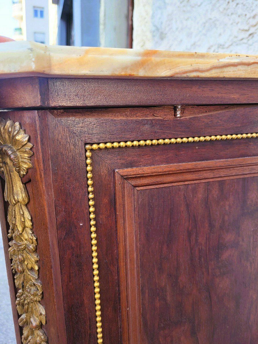 Krieger, Stamped Mahogany Chest Of Drawers, 19th Century photo 1500.0