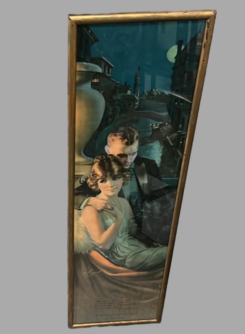 Pair Of Art Deco 1920's Prints photo for sale