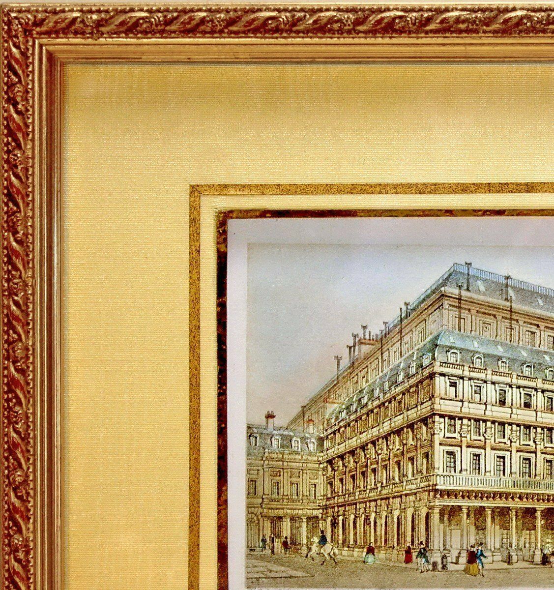 Engraving   Paris   The French Theater   Ep. 19th Century photo furniture