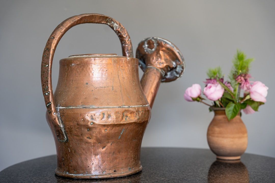Antique French Watering Can photo vinterior