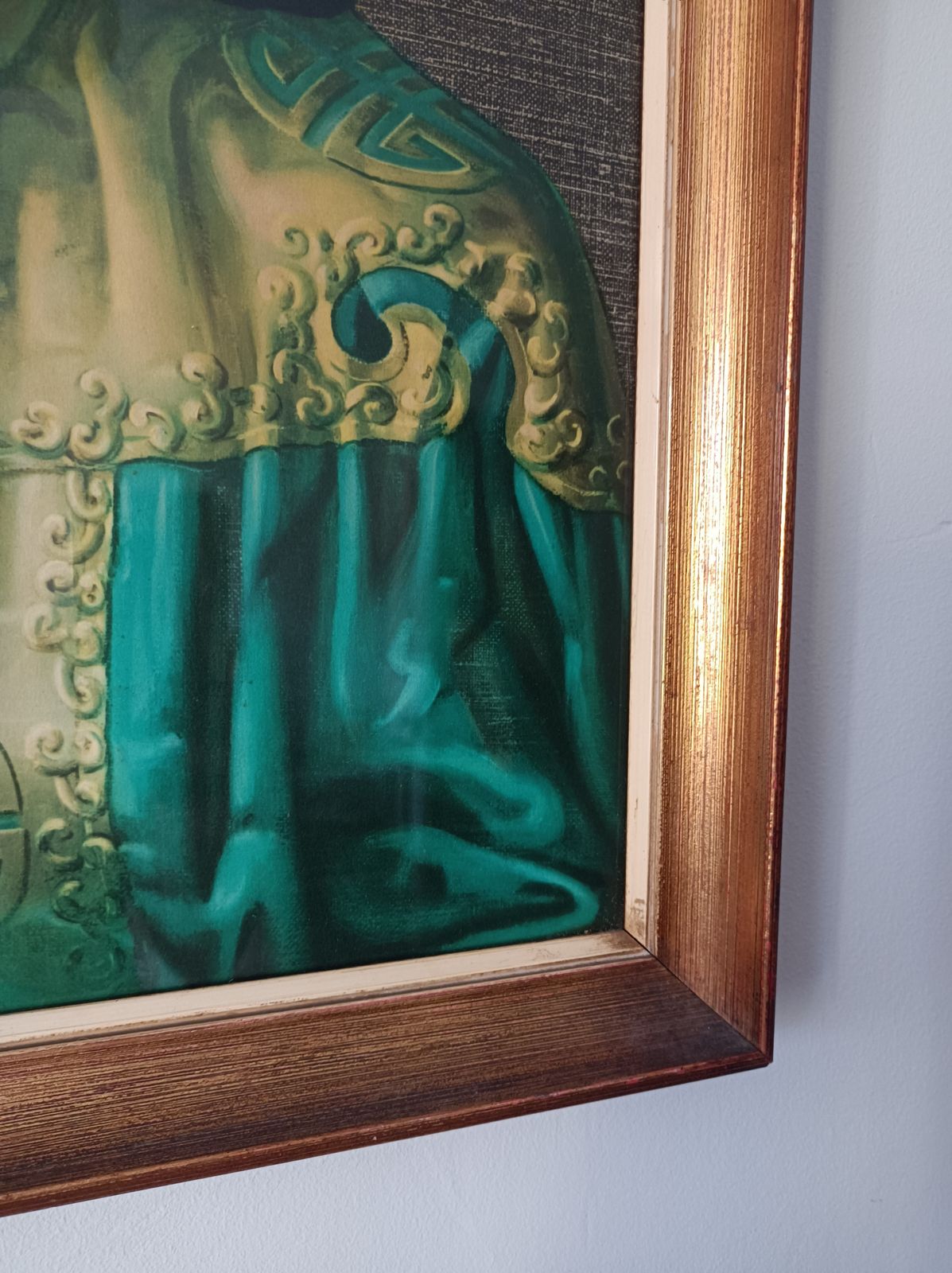 1960's Framed Vladimir Tretchikoff Print Miss Wong photo Art