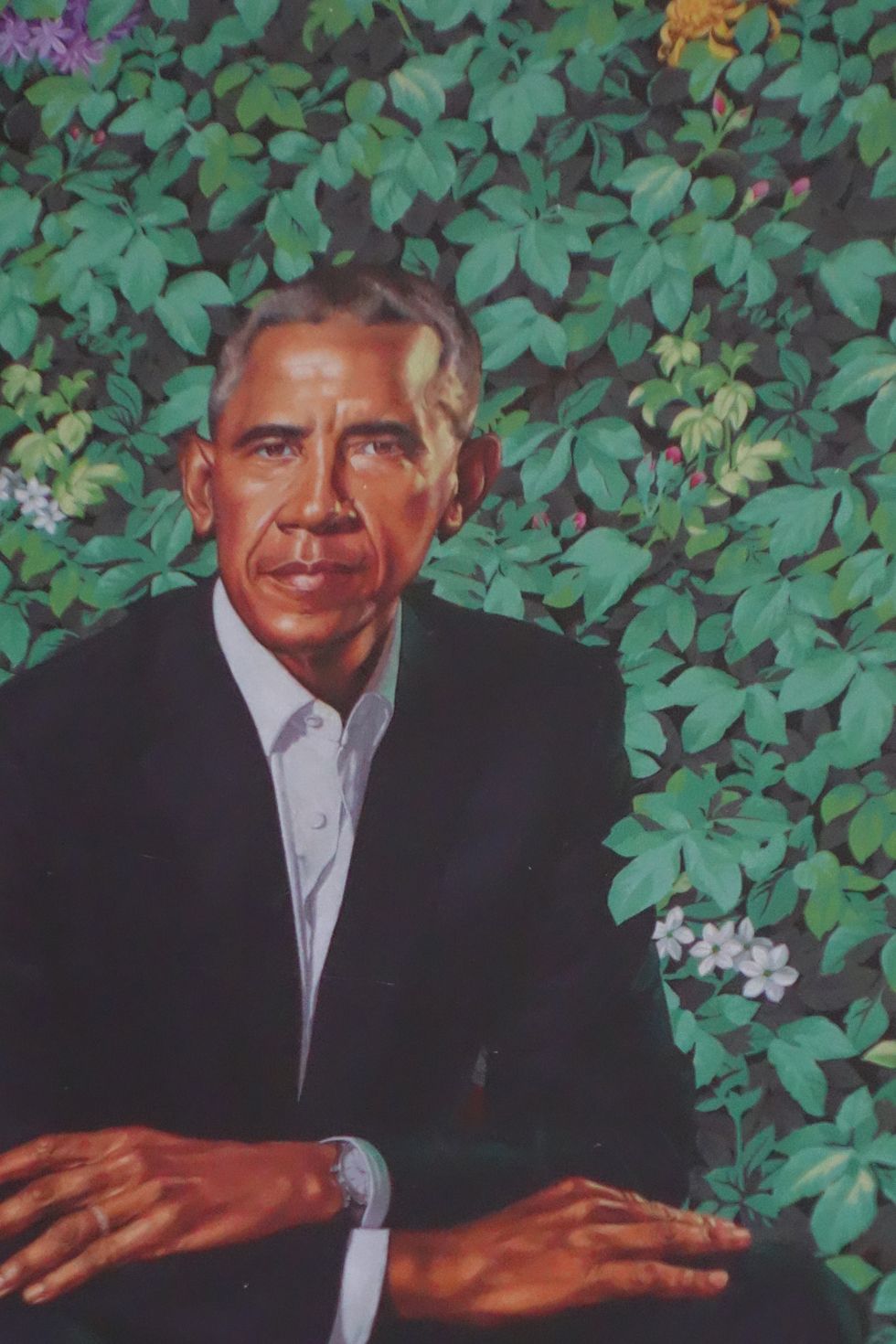 Kehinde Wiley. Barack Obama Poster photo for sale