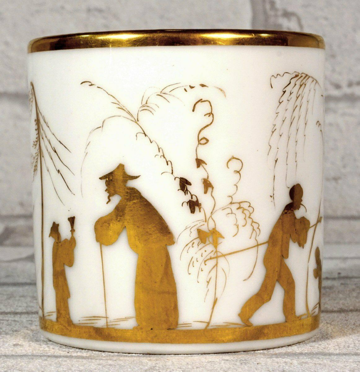 Beautiful "Litron" Cup And Saucer Paris Porcelain   18th Century   Louis XVI photo 369.0