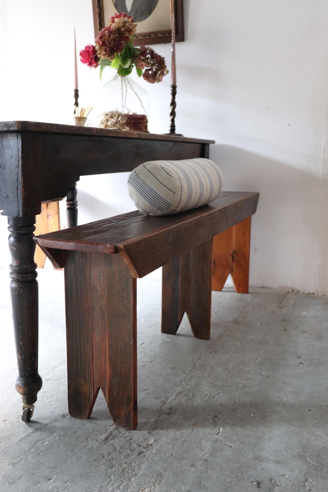 Matching Pair Of French Pine Refectory Benches photo for sale