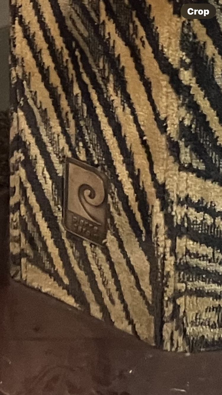Pierre Cardin Comfy Arm Chair With Matching Poufy photo for sale