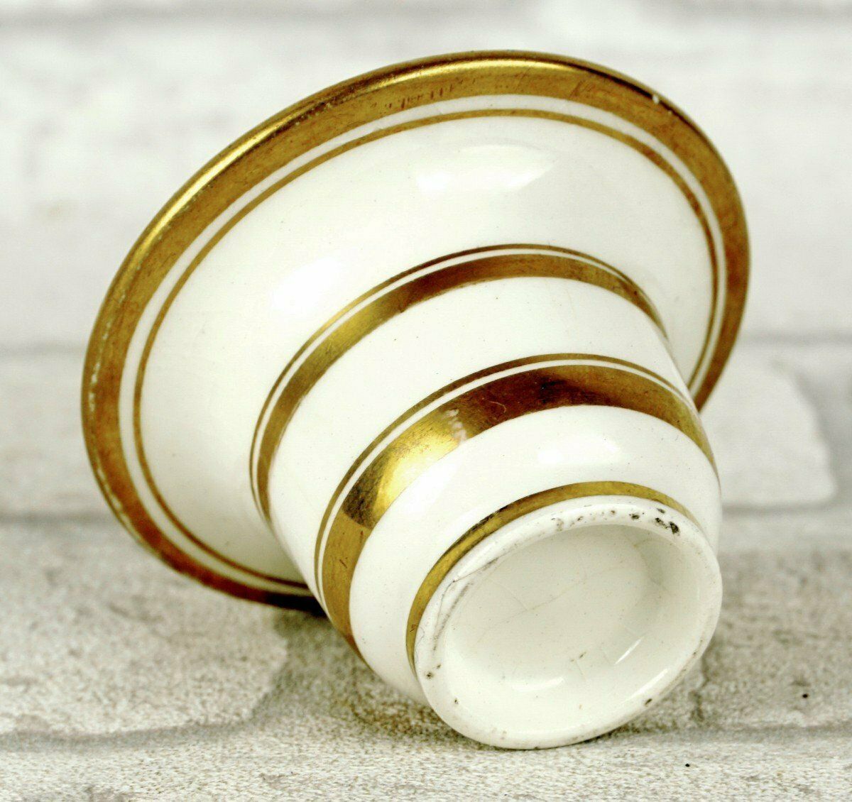 Rare Paris Porcelain Makeup Mortar   Undetermined Manufacturer   Empire Period photo buy
