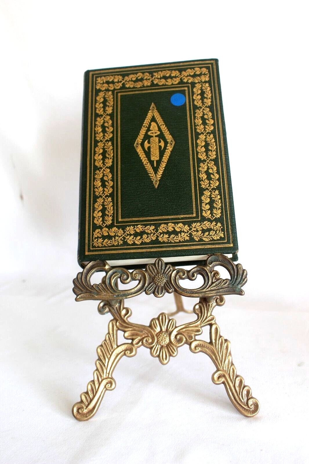 Original Italian Brass Display/Picture Easel Baroque Italian Victorian From Rome photo 58.0