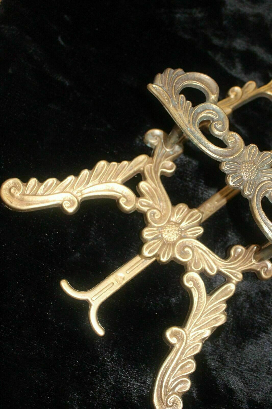 photo for sale Original Italian Brass Display/Picture Easel Baroque Italian Victorian From Rome