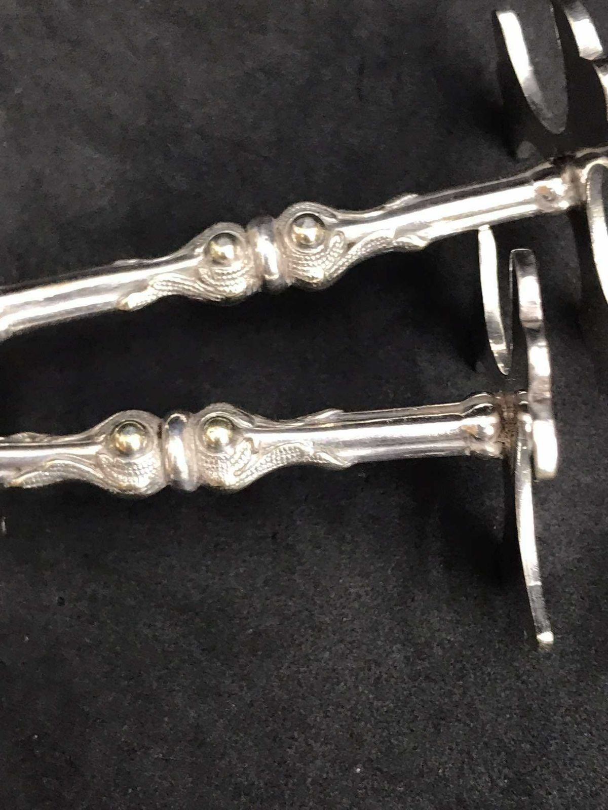 Knife Rests Large For Table Cutlery Holders Antique English Silver Plated Metal Dinner Table Holiday Elegant Set Of 2 Gift For Couple photo buy