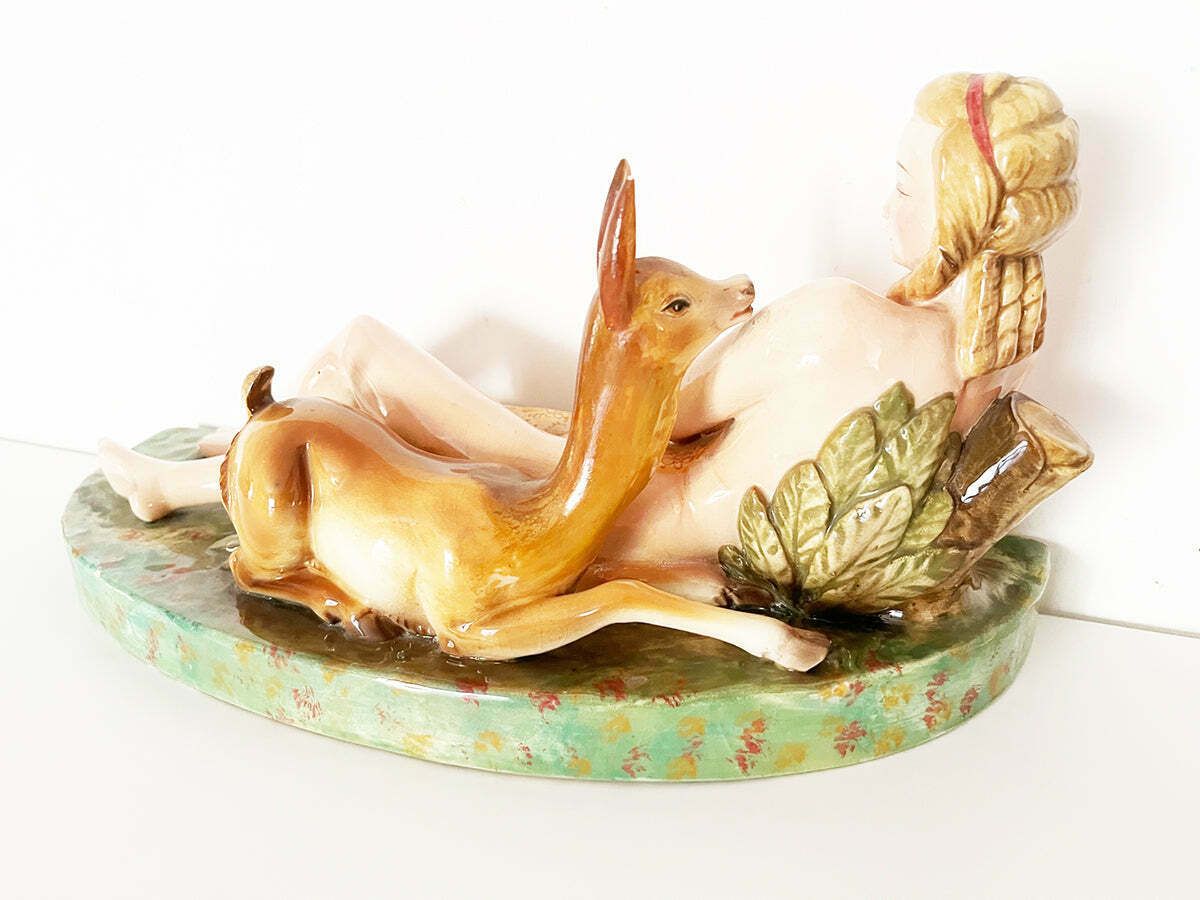 Art Deco Ceramics "La Colonnata" Sesto Fiorentino 1940   Art photo for sale