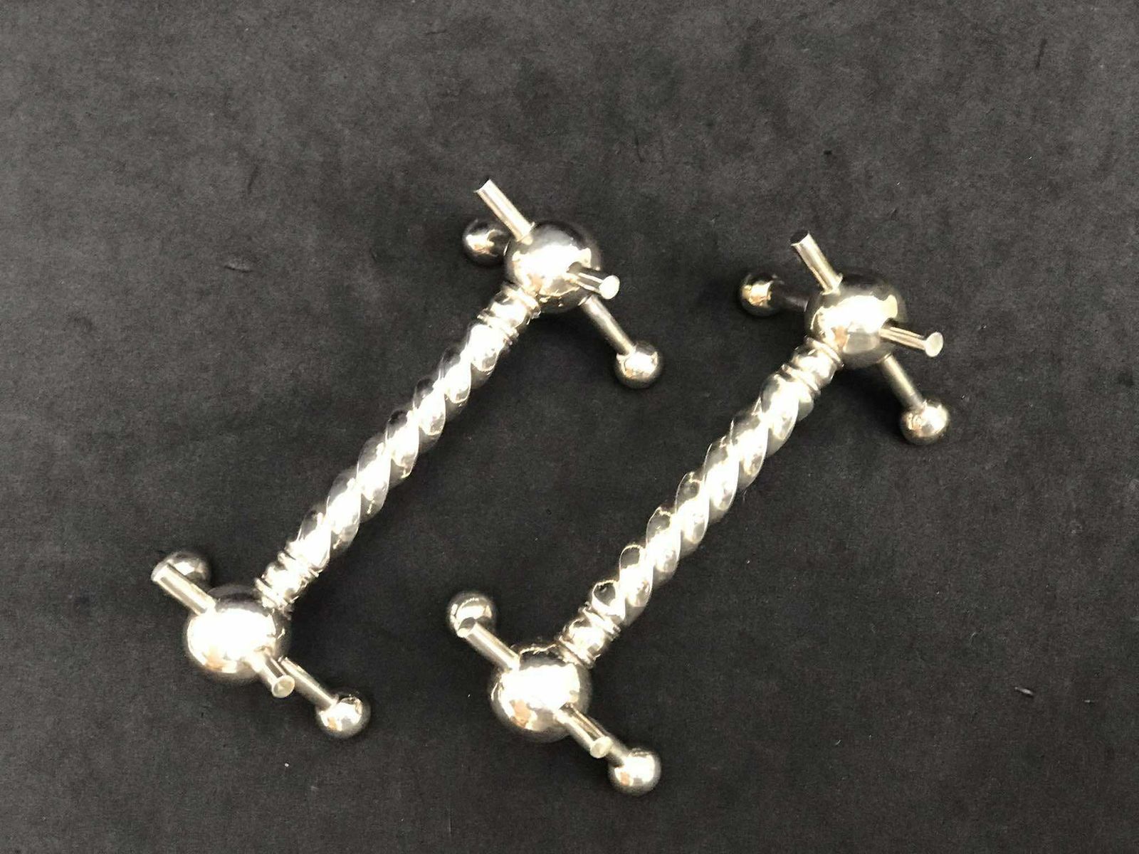 Knife Rests For Table Cutlery Holders Antique English Silver Plated Metal Dinner Table Holiday Elegant Set Of 2 Gift For Couple photo buy