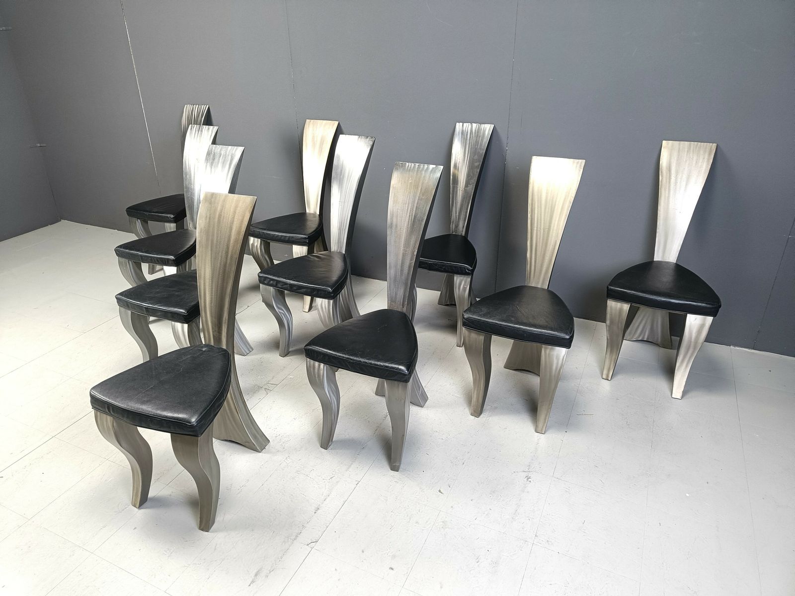 photo for sale Set Of 10 Dining Chairs By Hans Kopla, 1997