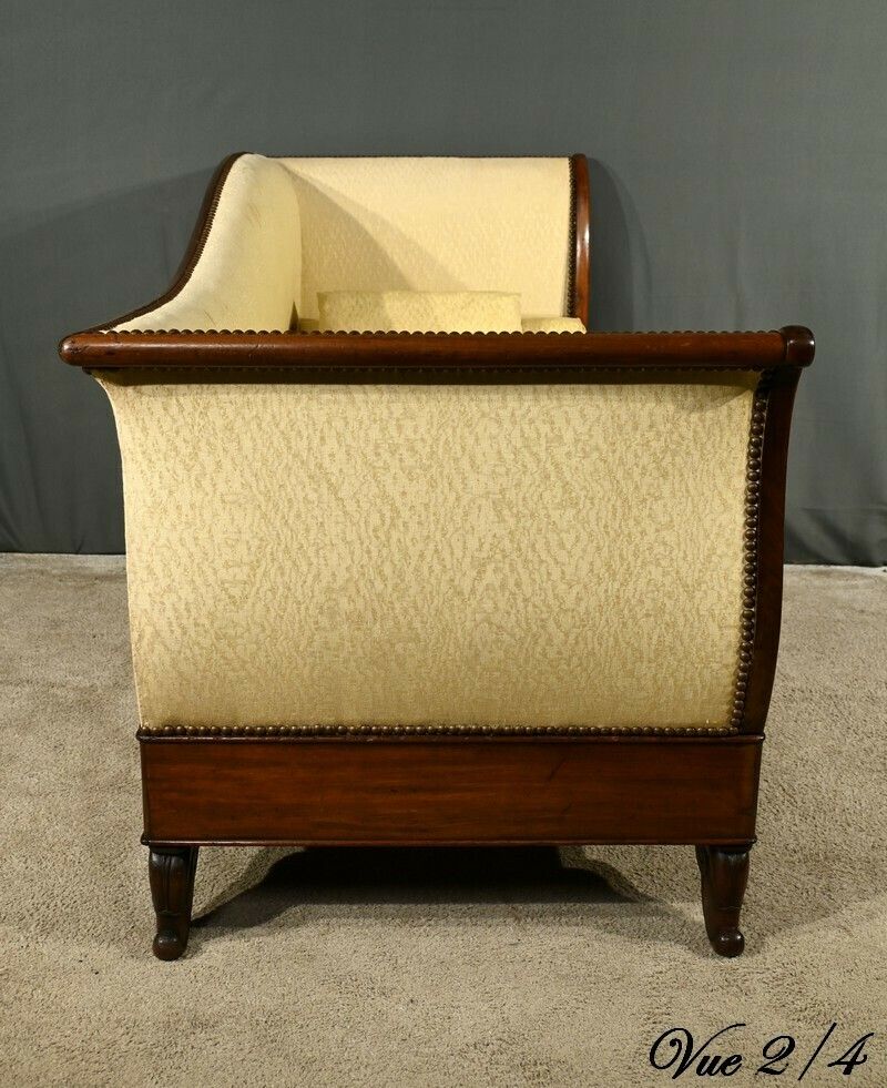 photo vinterior Mahogany Backrest Daybed, Restoration Period – Part 1 Of The 19th Century