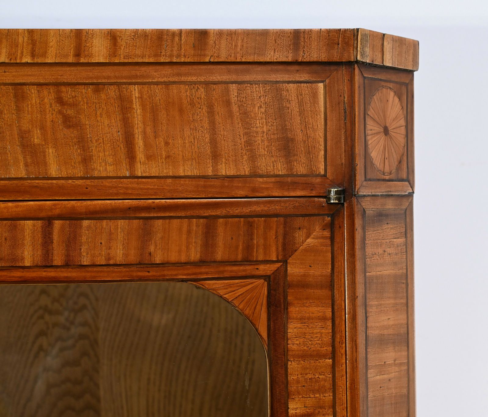 Flamed Mahogany Bookcase, Louis XVI Style – Mid 19th Century photo buy