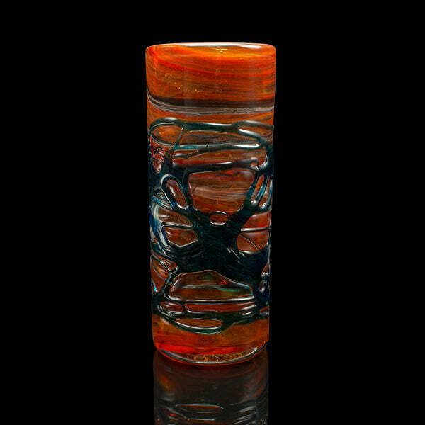 Vintage Mdina Candle Stand, Maltese, Art Glass, Candlestick Holder, Circa 1970 photo vinterior