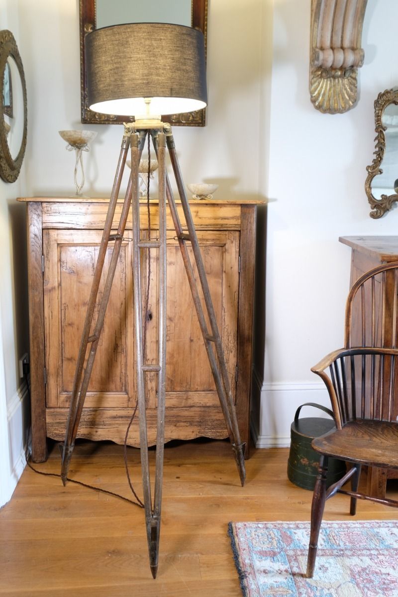 Lighting Standard Lamp In A Military Surveyor Style photo