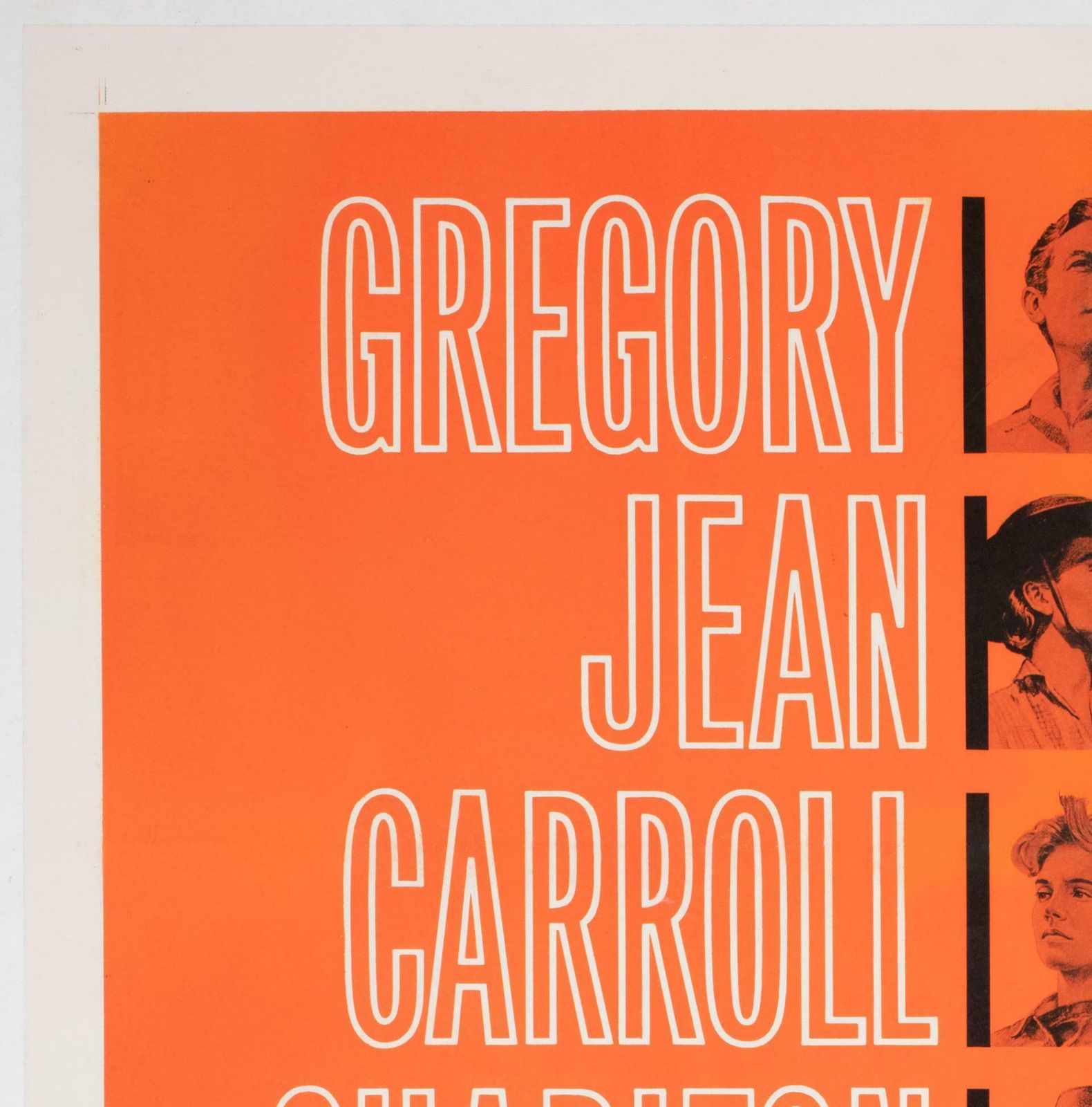 "The Big Country" 1958 Us 1 Sheet Style B Film Movie Poster, Saul Bass photo for sale