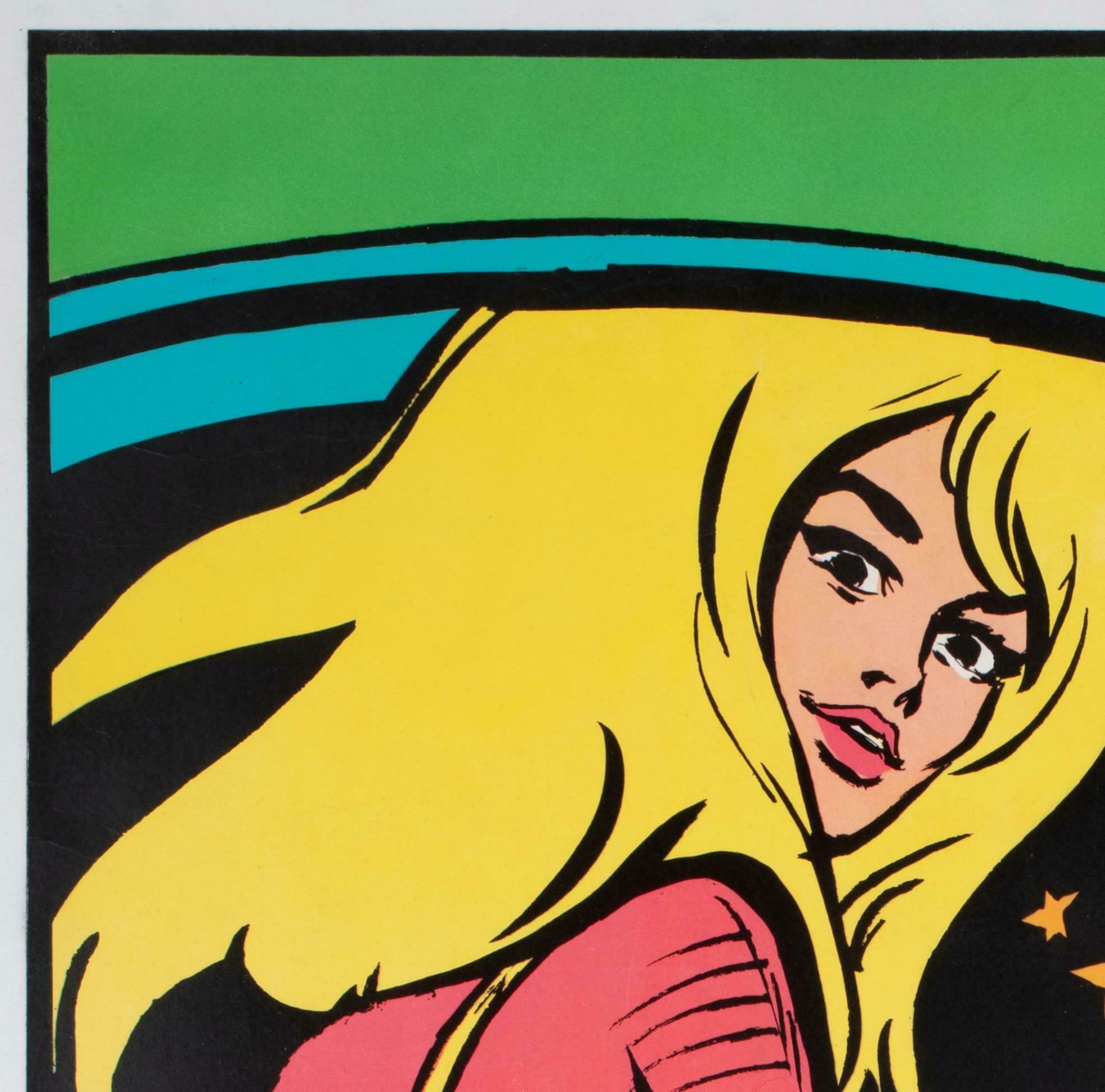 Barbarella 1967 Psychophot French Advertising Poster, Jean Claude Forest photo for sale