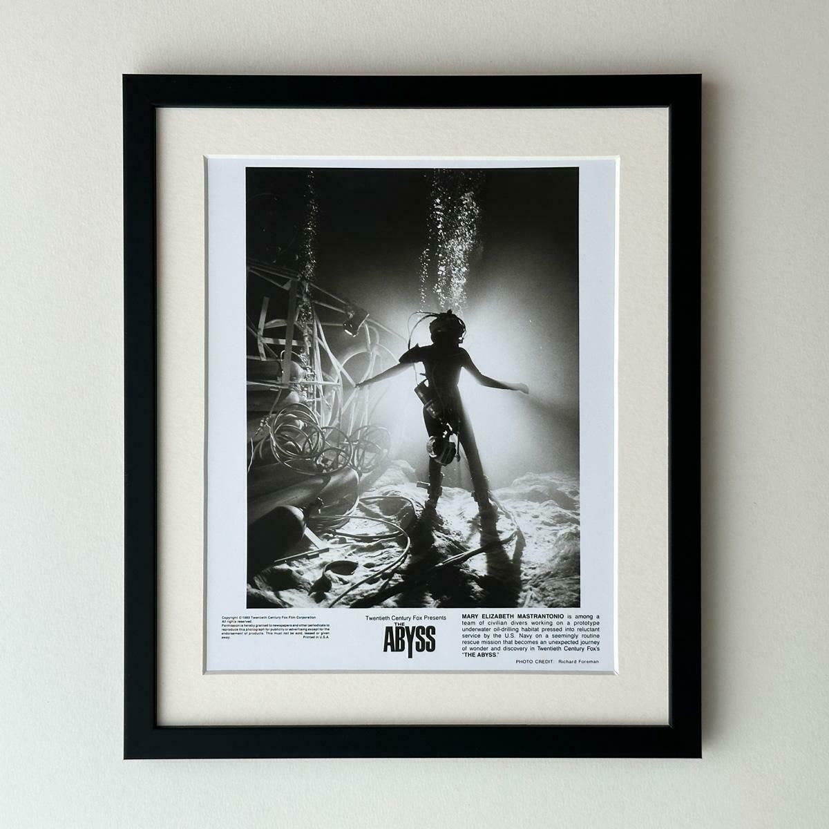 The Abyss Publicity Film Still 1989    Framed photo Art
